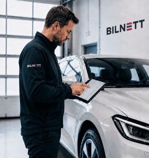 Bilnett bilauksjon og kontroll av bil